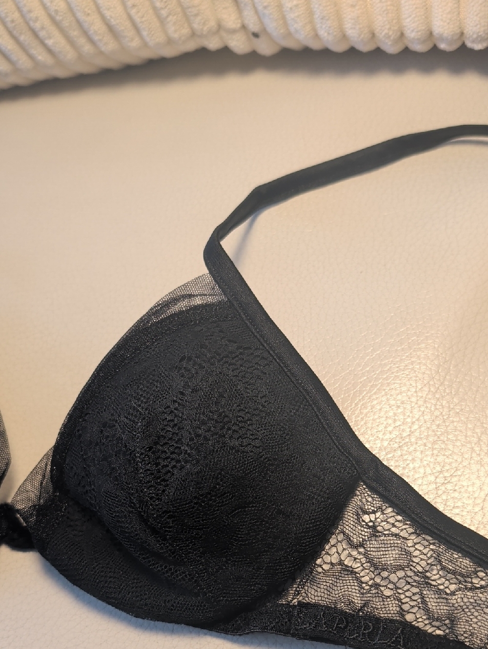 La Perla Black Lace-Detail Push-Up Bra